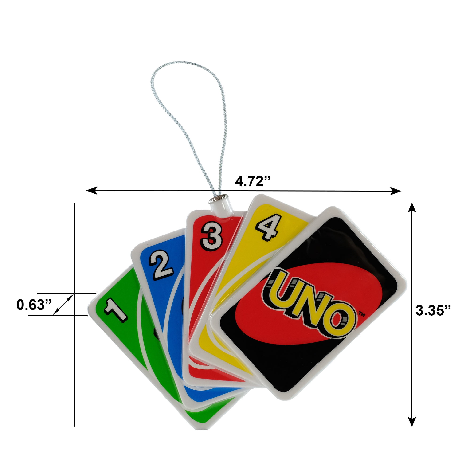 UNO Card Mini Deck Christmas Tree Ornament