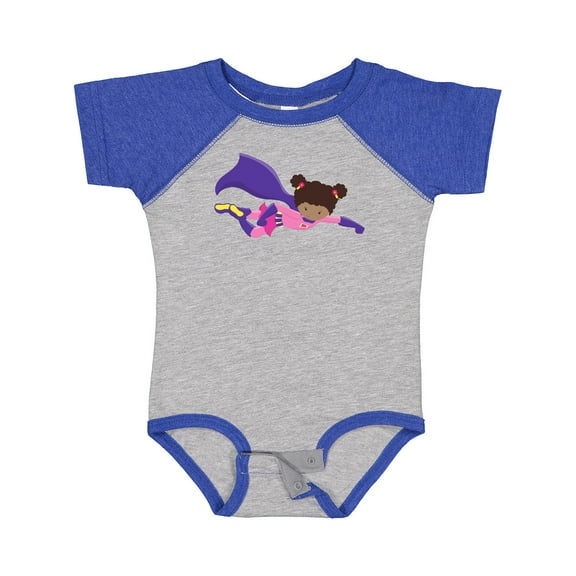 Inktastic African American Girl, Cape, Superhero Girl Girls Baby Bodysuit
