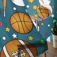 thumbnail image 5 of Cartoon Basketball Football Rugby Stars Sheer Curtains For Living Room Window Voile Tulle Curtain Bedroom Kitchen Decoration, 5 of 5