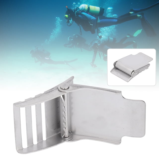 Sturdy Durable Wiredrawing Buckle, Belt Buckle, Corrosion-resistant for Webbing Accessory Adult Children Diving Accessory Outdoor Use