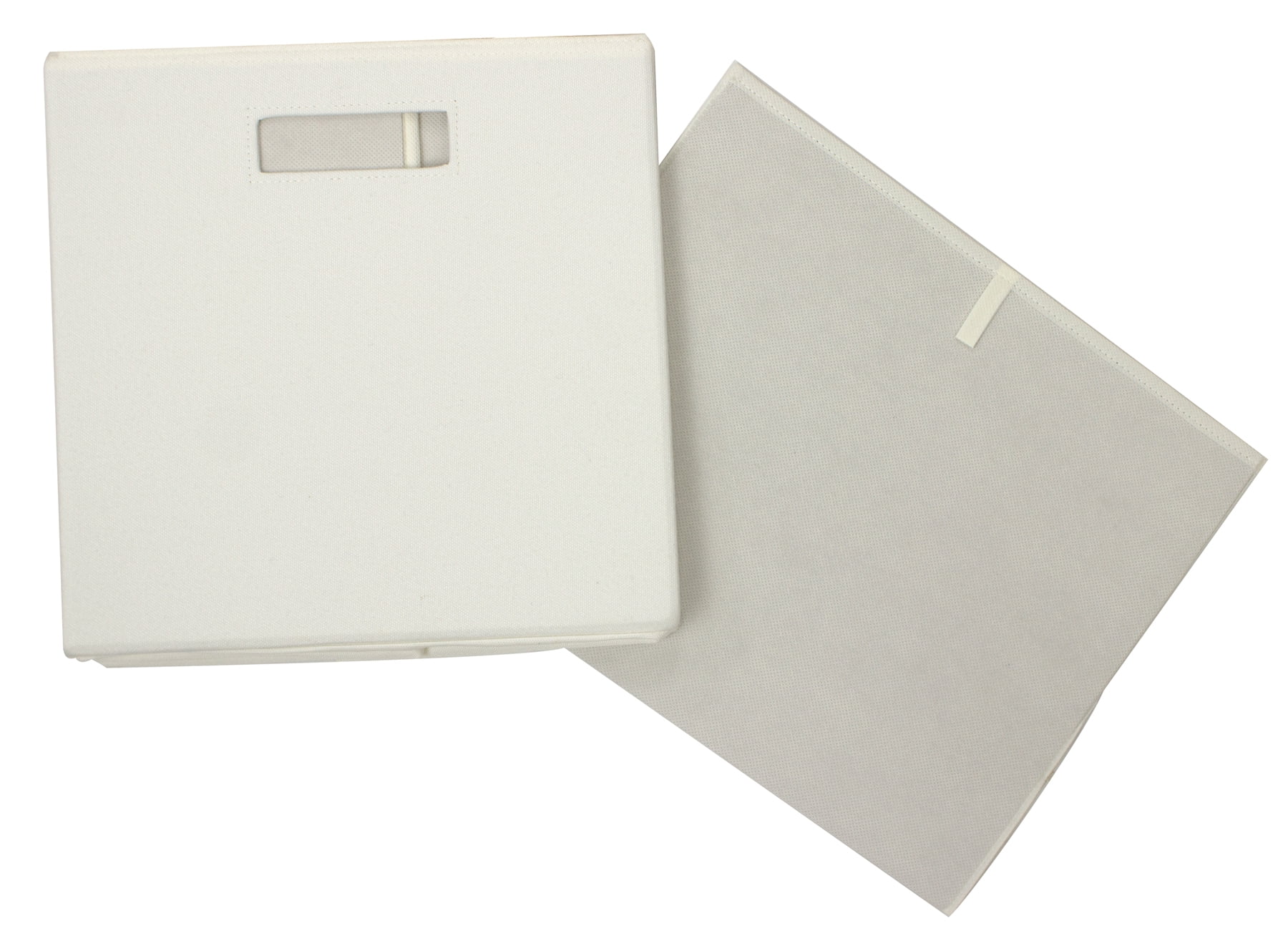 Better Homes & Gardens Collapsible Fabric Cube Storage Bin, Ivory