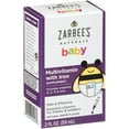 Zarbee's Naturals Baby Multivitamin with Iron Supplement, Grape, 2 fl