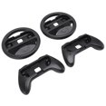 thumbnail image 3 of Game Grip Handle Steering Wheel Ergonomic Design Controller Game Grips Kit with Indicator Light for Switch Joy Con, 3 of 5