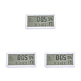 thumbnail image 1 of Wosthever Reloj Estilo simple Termómetro LCD Higrómetro Monitor de temperatura inteligente Relojes en blanco y negro Modo de repetición Type3 NO3, 1 of 6