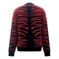 thumbnail image 4 of Vedolay Womens Long Sleeve Tops Womens 2023 Long Sleeve Neck Oversized Pullover Sweater Knit Tops,Red XL, 4 of 5