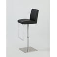 thumbnail image 4 of 0813 Bella Vita Pneumatic Gas Lift Adjustable Height Swivel Stool in Black, 4 of 5