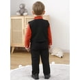 thumbnail image 4 of Toddler Suit Baby Boys Clothes Formal Dress Shirt Bowtie Vest Suspender Pants Outfit 5PCS 12M-5T, 4 of 17