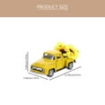 thumbnail image 2 of BESTYASH Vintage Yellow Truck Ornament with Flowers for Christmas and Farmhouse Decor, 2 of 8