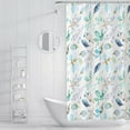 thumbnail image 4 of Clearance! SDJMa Shower Curtain Green Leaf Botanical Watercolor Floral Plant Aesthetic Bath Curtain Waterproof Fabric Bathroom Curtain with Hooks 72 x 72 Inch Durable, Washable, 4 of 9