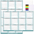 thumbnail image 1 of Calendario de Pizarra Borrable Lortarl Anual 2026 Organizador de Pared 32x48 cm, 1 of 6