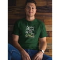 thumbnail image 2 of Good Mood Daisies W Froggie T-Shirt Men -Image by Shutterstock, Male Small, 2 of 4