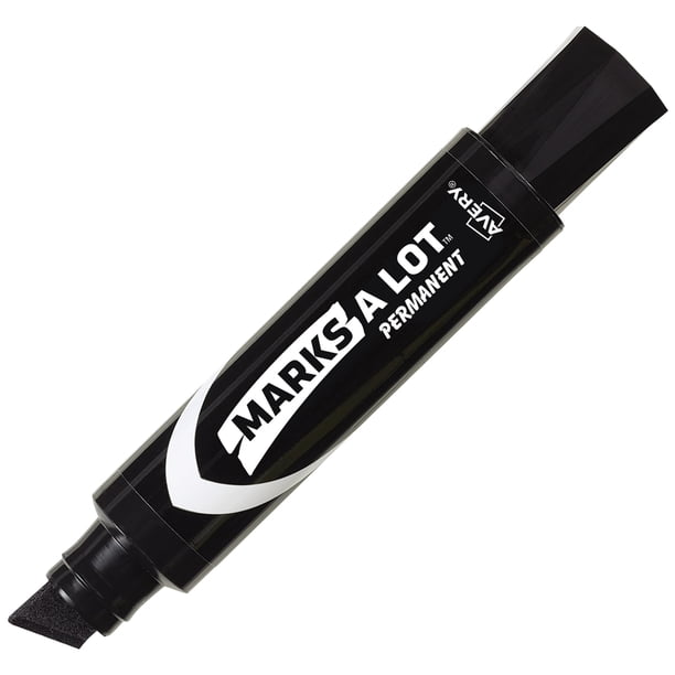 Marker Avery Marks A Lot Jumbo con punta de cincel resistente al agua