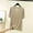 Beige, variant on YHAJDS Women's Casual Tops Solid Color Round Neck Pullover Modal Home V Neck Short Sleeve Tee