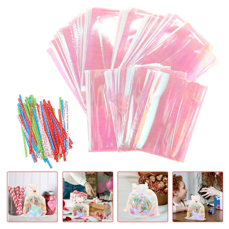 Unicorn Party Favor Bag Party Supplies Treat Goodie Bags for Kids Birthday  with 48 Pcs Stickers 9.4 x 5.1 x 3.15 48 Pcs 