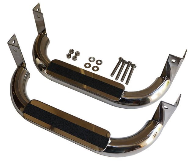 Mega Sport Steps Stainless Steel for Club Car DS Golf Carts 1981