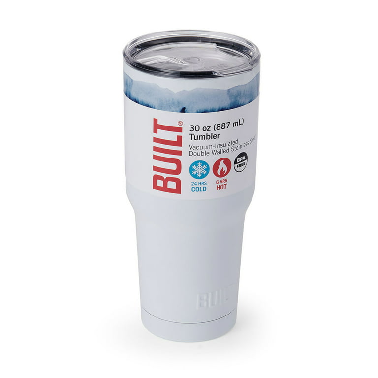 D·S 30oz Cream Tumbler Stainless Steel Insulated