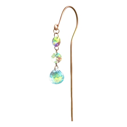 Crystal Garden Stake Plant Indoor Outdoor Decorative Art