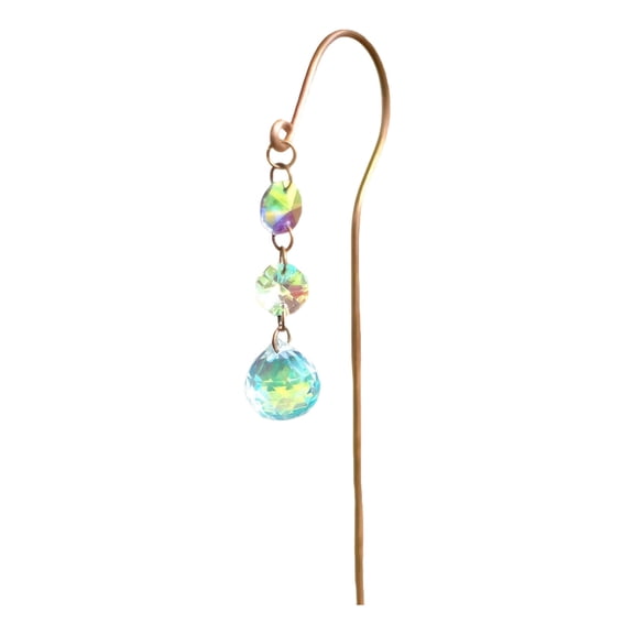 Crystal Garden Stake Plant Indoor Outdoor Decorative Art