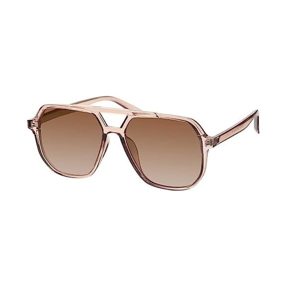 Oversized Aviator Sunglasses for Women and Men with Polarized Lens MS52243