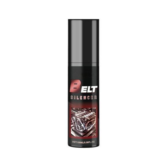 Automobile Engine Belt Conditioner Lubrication & Silencer Spray for Automotive Engine Belts 100ml Serpentine Belt Lubricant Belt Dressing Spray Automotive Belt Noise Spray Car Care & Cleaning,Black