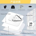 thumbnail image 4 of Modern Minimalist PVC Hooks For Wall Picture Hanging Artwork Frames Panels Decorative Display Sturdy Durable Solution, 4 of 7