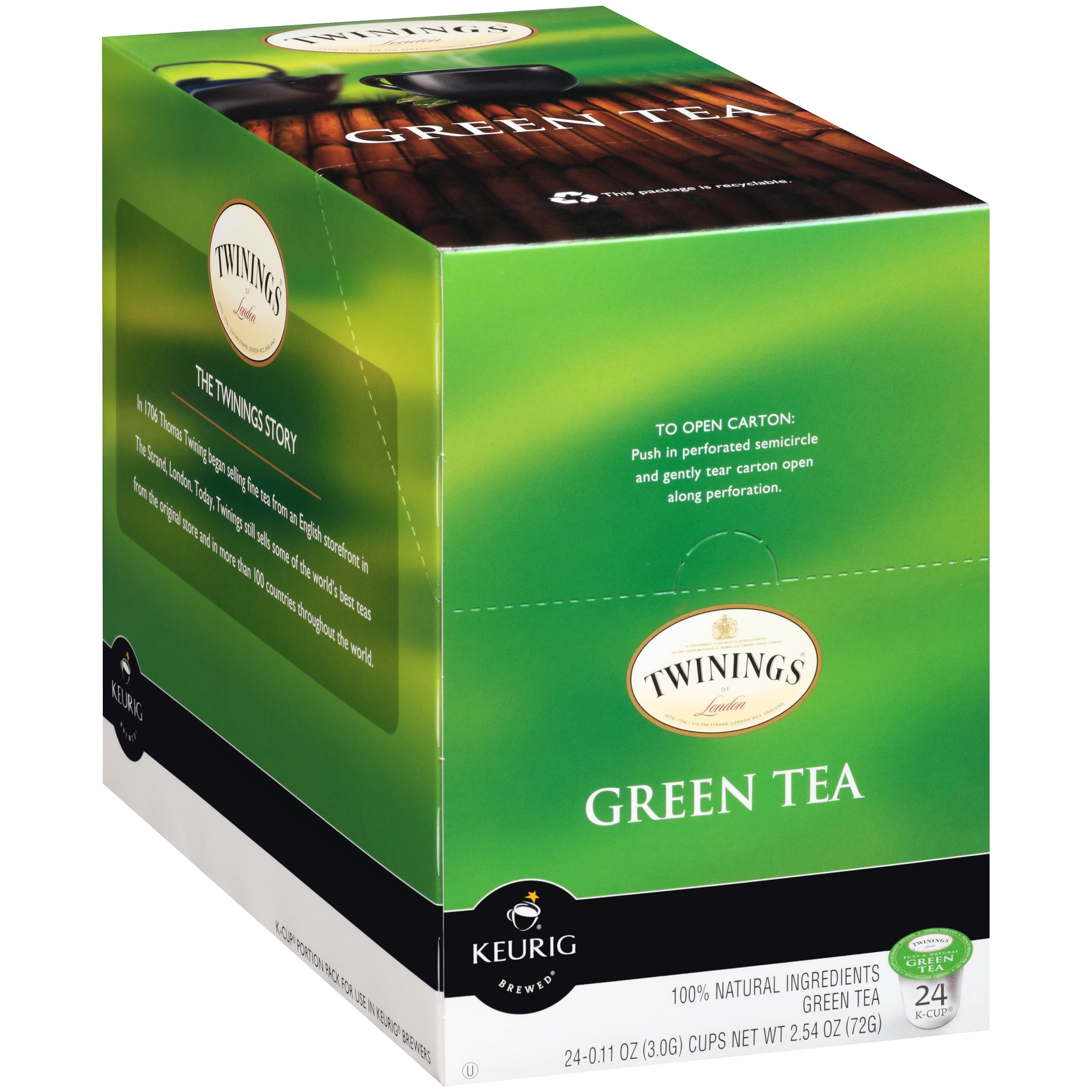 Twinings of London Green Tea 24-Count K-Cups - Single Pack