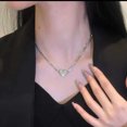 thumbnail image 4 of Giunmcul My Order Magnetic Patchwork Necklace Multi-layer-studded Magnet Necklace Heart-shaped Necklace Temperament Clavicle Chain, 4 of 5