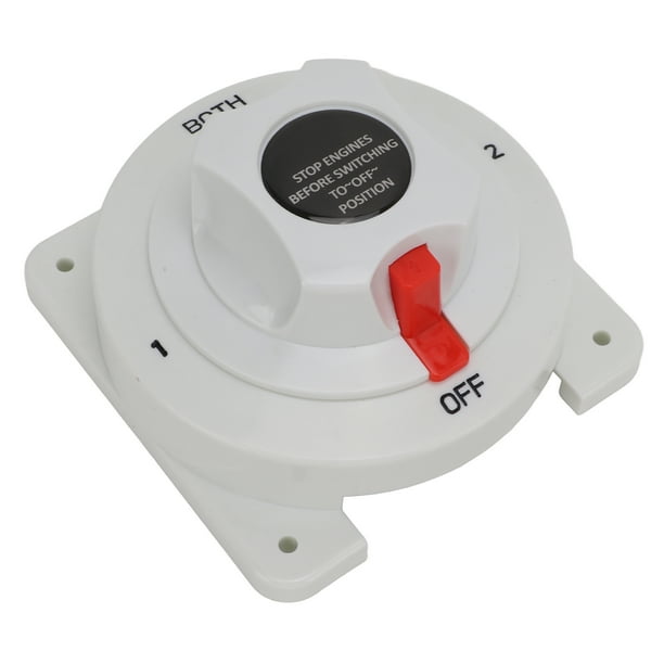 Dual Battery Selector Switch, 4 Position Battery Switch Safe 632V 300A