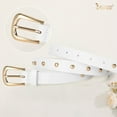 thumbnail image 5 of JASGOOD Women Leather Belts Fashion Studded Punk Belt for Holiday Party, 5 of 8