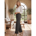 thumbnail image 4 of Set De Dos Pants De Mujer Pantalones Anchos Casual O Elgante Pans Stretch, 4 of 5