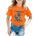 thumbnail image 5 of HCYSFG Girls Raccoon T Shirts If Im Moody Give Me Foody Letter Graphic Crewneck Short Sleeve Funny Graphic Tees Summer Tops, 5 of 5