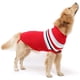 thumbnail image 5 of Suéter de rayas moderno para perros - Abrigo de lana cálido y suave para el invierno - Ropa para perros medianos y grandes (XL), 5 of 5