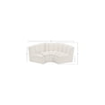 thumbnail image 3 of Meridian Furniture Arc Cream Boucle Fabric Modular Sectional, 3 of 9