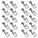 thumbnail image 1 of 20 Hebillas de Grillete para Pulsera de Paracord, de Grillete de de , Clip de Grillete D Ajustable para Pulsera de Supervivencia Plateada, 1 of 5