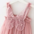 thumbnail image 5 of Baby Girls Summer Clothes Toddler Baby Cute Sleeveless Mesh Butterfly Wing Suspenders Dresses Children Beach Dress, 5 of 6