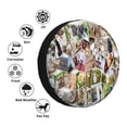 thumbnail image 4 of Yiaed pets and birds Collage Print Tire Wheel Cover, tire covers for trailers,rv wheel covers,rv tire covers, camper tire covers,tire covers for cars-16 inch, 4 of 6