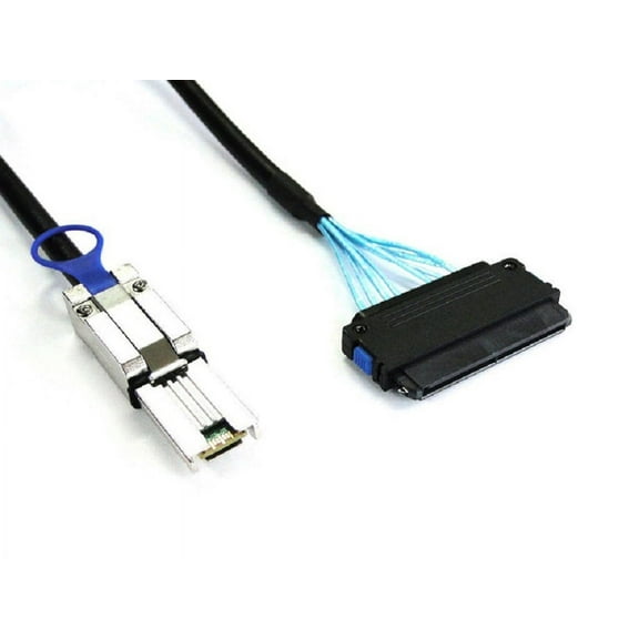 Mini SAS SFF-8484 SAS 32 Pin to SFF-8088 26 Pin Cable - 0.75 Meter