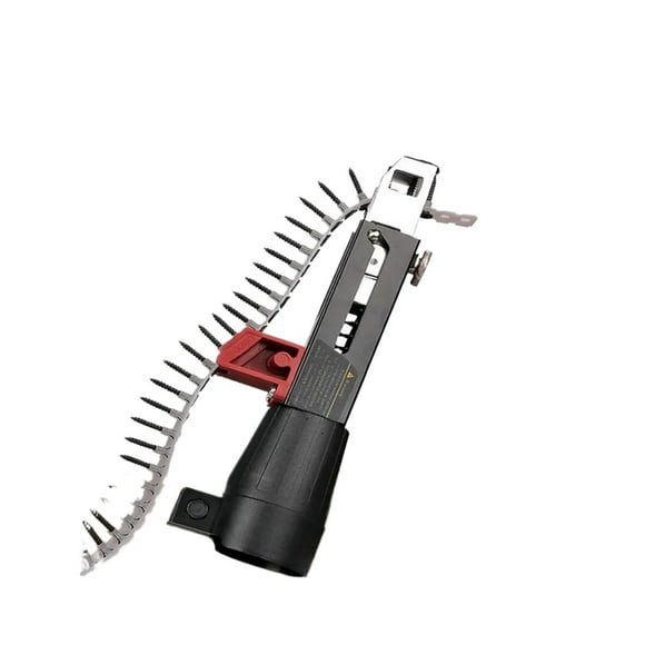 1 Set Chain Screw Gun Head Automatic Nail Gun Electric Batch Woodworking Decoration Rechargeable Self Tapping Screwdriver