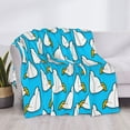 thumbnail image 3 of Naloa Duck Dives Flannel Fleece Throw Blanket for Bed Couch, Thick Blanket - All Seasons Suitable for Women, Men and Kids-60"x50", 3 of 6