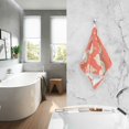 thumbnail image 2 of Yayeee 2 Pack Hand Towels for Bathroom 100% Cotton 16" x 28" Soft Absorbent Kitchen Towel, Beige Christmas Ornaments Pattern, 2 of 7