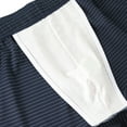 thumbnail image 5 of HVOBTTY Mens Fashion Classic Underpants, Everyday Comfortable Briefs for Men, Men's Casual Striped Breathable Mid Waist Sports Loose Underpants Dark Blue, XL, 5 of 5