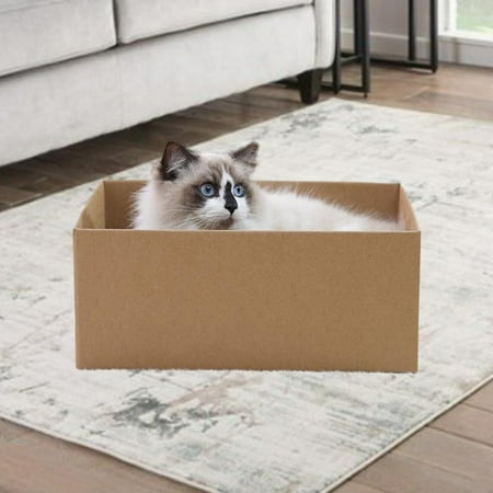 Cat Scratch Box Double Sided Cardboard for Small and Medium Cats Sofa Furniture Protection Play and Hiding Box Bed Large Size