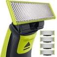 thumbnail image 2 of 1/2/3/4 PCS Replacement Blade Shaver Blade Cutter Razor Blades Spare Blades compatible with Philips OneBlade QP2520 QP2523 QP2630 QP6510 E-Shaver head, 2 of 12