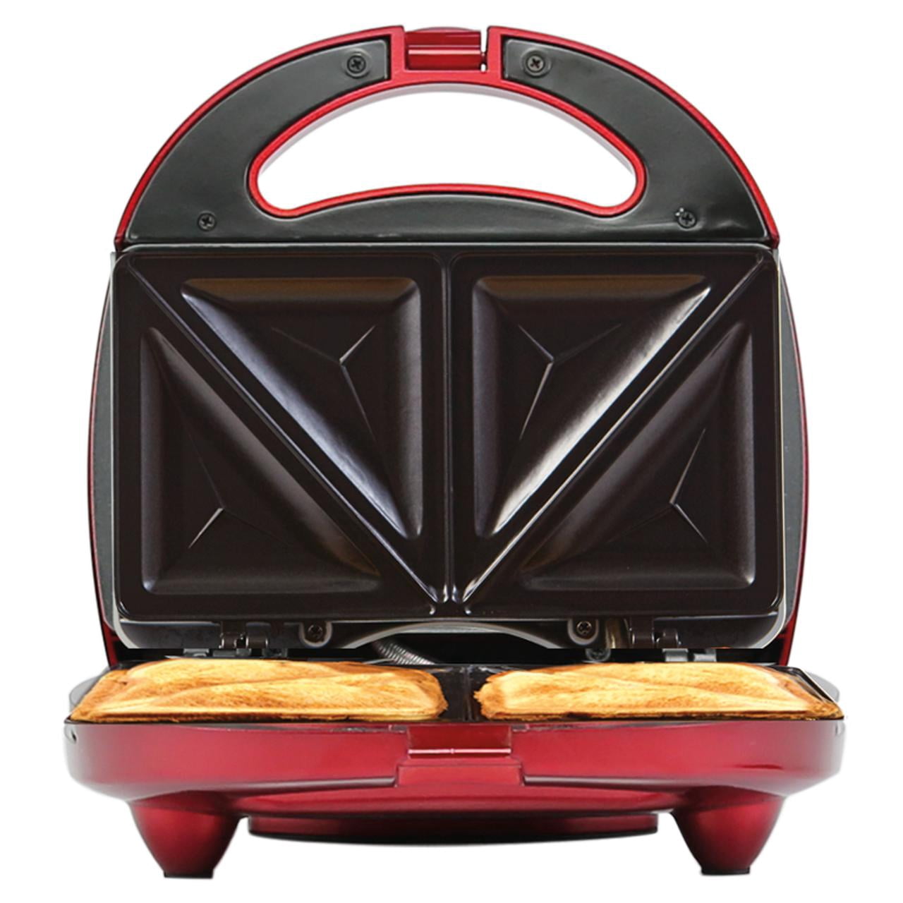 Continental Electric Sandwich Maker Metallic Red
