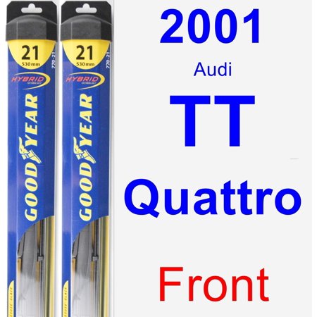 2001 Audi A4 Wiper - 2001 Audi TT Quattro Wiper Blade Set/Kit (Front) (2 Blades) - Hybrid