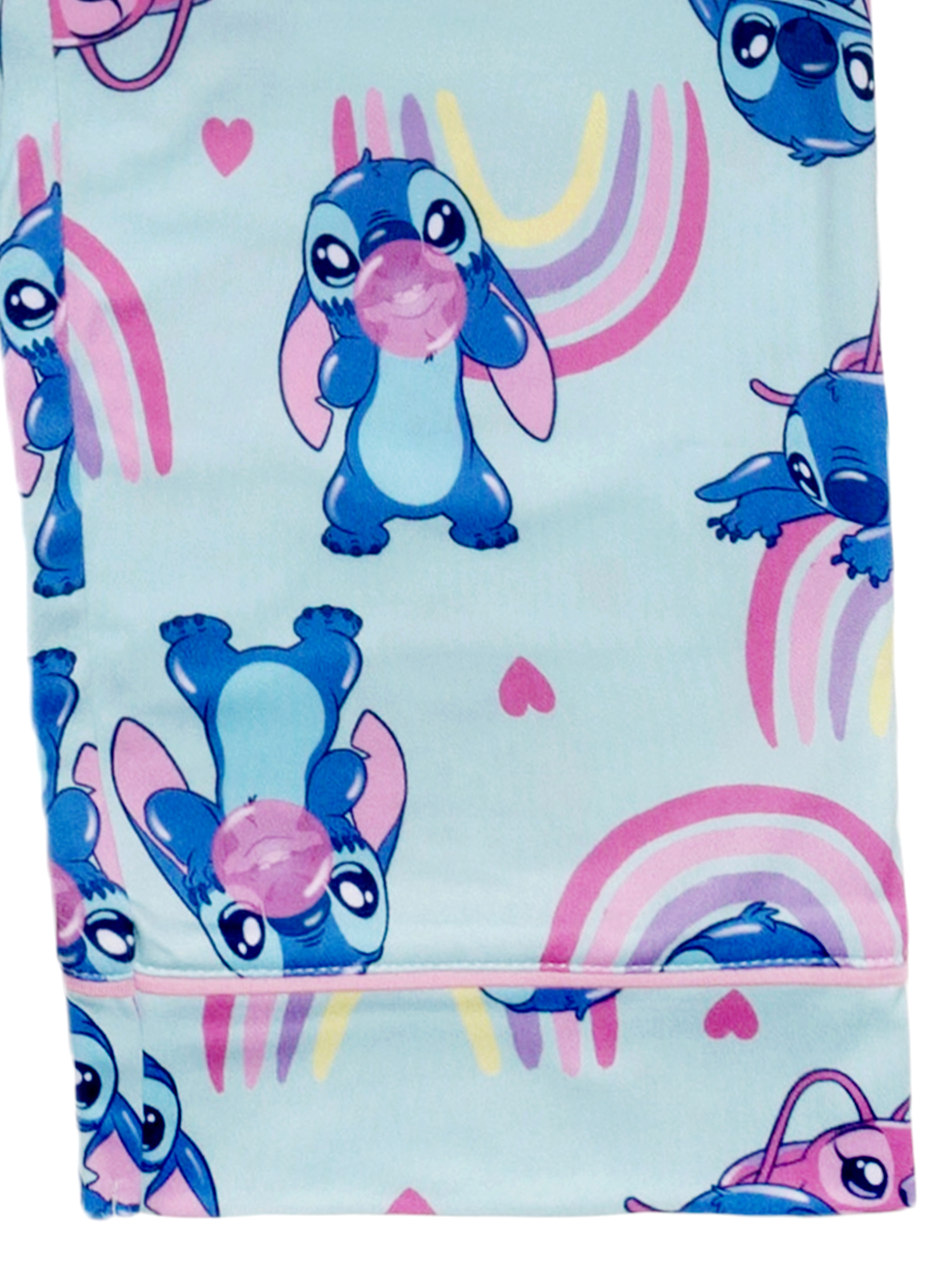 Lilo & Stitch Girls Button Front Top and Pants Pajama Set, 2-Piece, Sizes 4-12