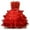 Red, variant on GYRATEDREAM Little Big Girls Lace Tulle Ruffles Princess Dress Flower Kids Birthday Dress Layered Dresses