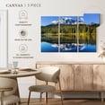 thumbnail image 5 of Elephant Stock Alpine Lake Near Mt. Rainier Wall Art - Horizontal Multi Panel Canvas - Living Room Wall Decor - Nature Multi Panel - Gray And Blue Decor - 57" x 36", 5 of 8