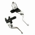 thumbnail image 1 of Universal Motorcycle 7/8"(22 mm) CNC Front Brake Clutch Master Cylinder Lever Set Reservoir, 1 of 7