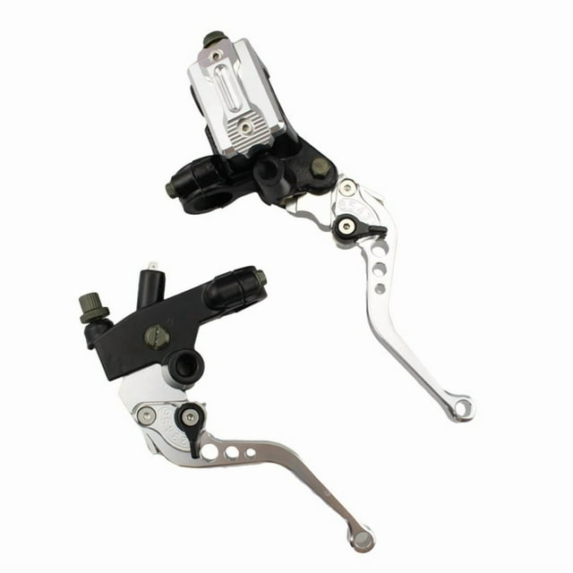 Universal Motorcycle 7/8"(22 mm) CNC Front Brake Clutch Master Cylinder Lever Set Reservoir